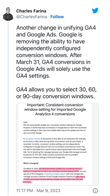 Изменения в GA4 и Google Ads